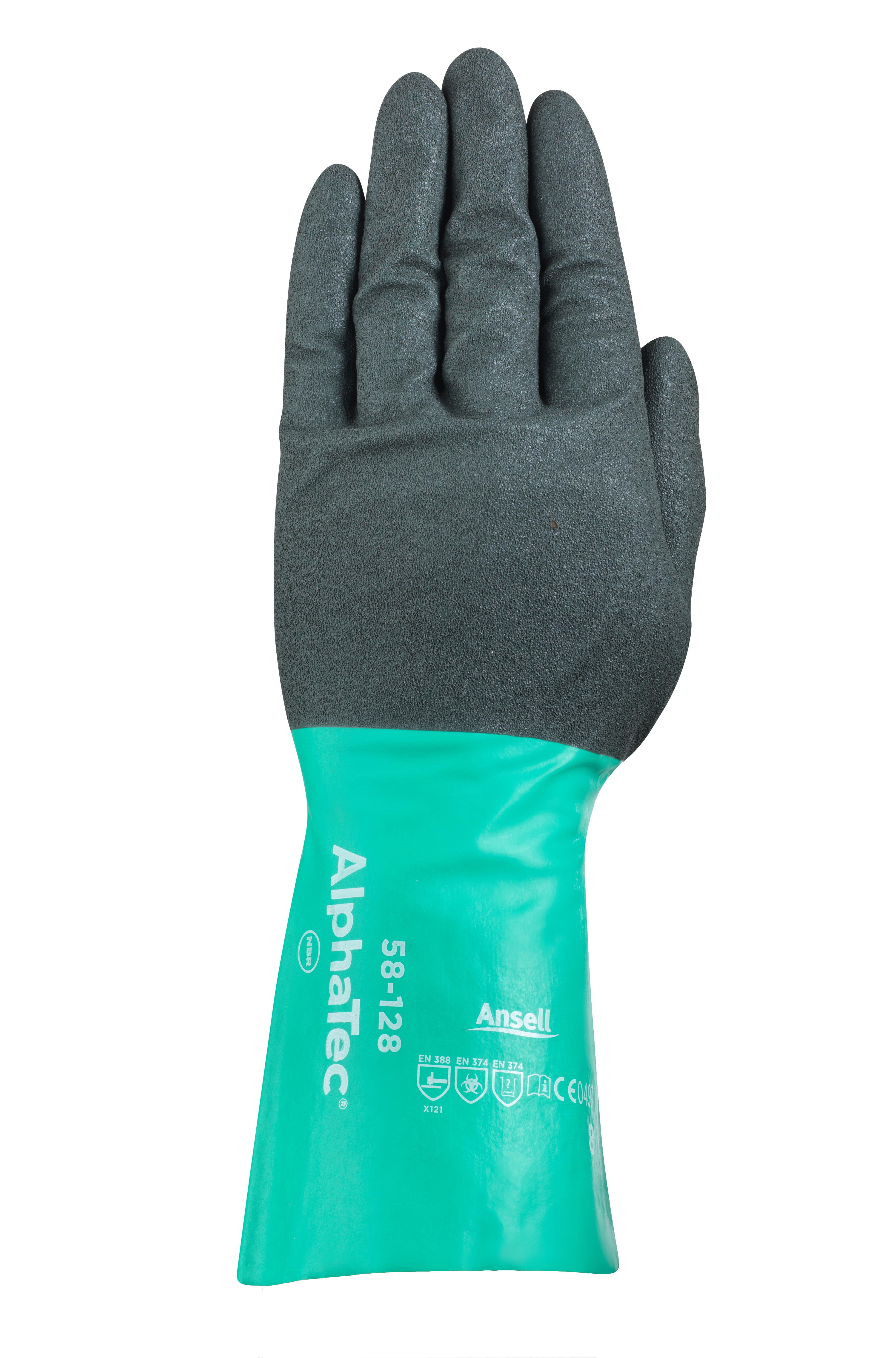 ANSELL ALPHATEC 58-128 LT DUTY NITRILE - Chemical Resistant Gloves